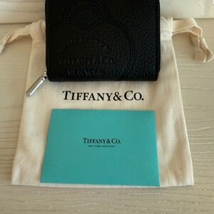 Tiffany & Co. Black Leather Card Holder